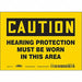 K0282 Safety Sign 5 inx7 in Vinyl