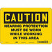 Safety Sign 7 in x 10 in Aluminum