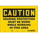 Safety Sign 7 in x 10 in Vinyl