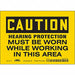Safety Sign 5 inx7 in Vinyl