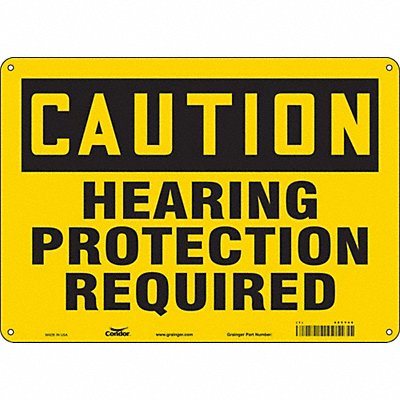 J6957 Safety Sign 10 inx14 in Aluminum