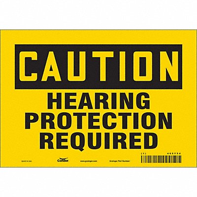 J6957 Safety Sign 7 inx10 in Vinyl