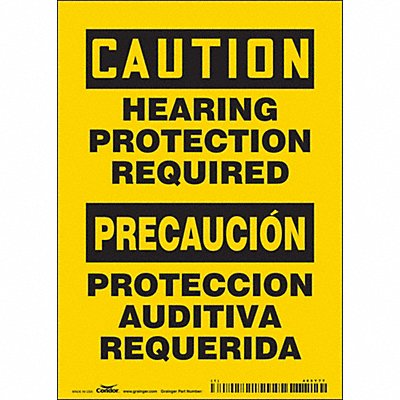 Safety Sign 7 inx5 in Vinyl