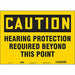 Safety Sign 10 inx14 in Vinyl