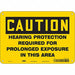 Safety Sign 7 in x 10 in Aluminum