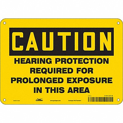 Safety Sign 7 inx10 in Polyethylene