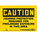 Safety Sign 3.5in x 5in Vinyl