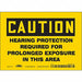 Safety Sign 5 inx7 in Vinyl