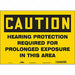 Safety Sign 10 in x 14 in Vinyl
