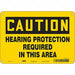 Safety Sign 7 in x 10 in Aluminum