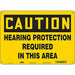 Safety Sign 10 inx14 in Polyethylene