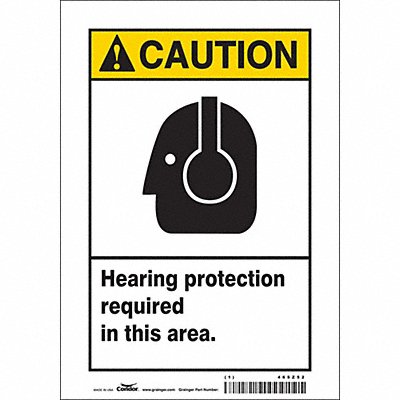 K0311 Safety Sign 10 inx7 in Vinyl