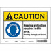 Safety Sign 7 inx10 in Vinyl
