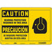 Safety Sign 10 inx14 in Aluminum