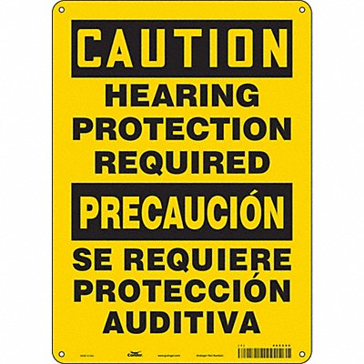 Safety Sign 14 in x 10 in Aluminum