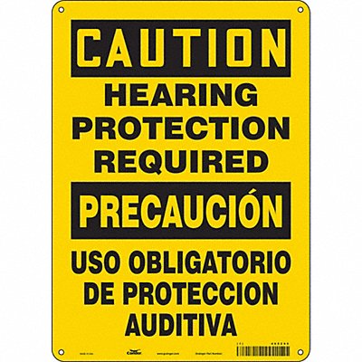 Safety Sign 14 inx10 in Polyethylene