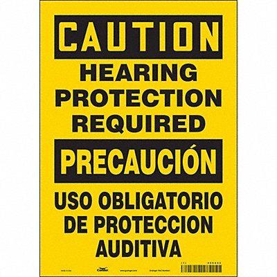 Safety Sign 14 in x 10 in Vinyl
