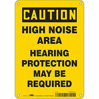 Safety Sign 10 inx7 in Polyethylene