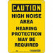 Safety Sign 10 inx7 in Polyethylene