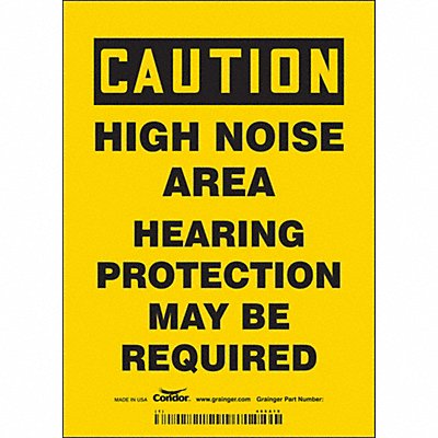 Safety Sign 7 inx5 in Vinyl