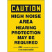 Safety Sign 7 inx5 in Vinyl