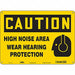 Safety Sign 10 inx14 in Aluminum