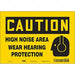 Safety Sign 7 inx10 in Vinyl