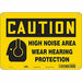 Safety Sign 7 in x 10 in Vinyl