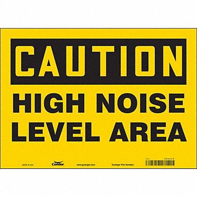 Safety Sign 10 inx14 in Vinyl