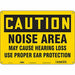 Safety Sign 10 inx14 in Polyethylene