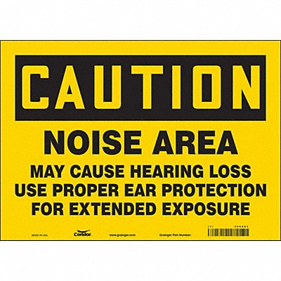 Safety Sign 10 inx14 in Vinyl