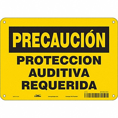 Safety Sign 7 in x 10 in Aluminum