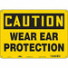 Safety Sign 10 inx14 in Polyethylene