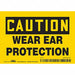 Safety Sign 3 1/2 inx5 in Vinyl