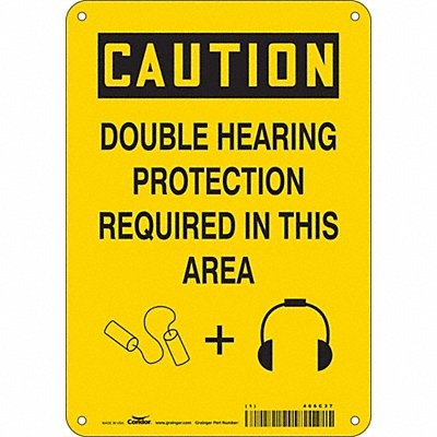 J6949 Safety Sign 10 inx7 in Polyethylene