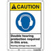 Safety Sign 14 inx10 in Polyethylene