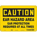 Safety Sign 7 in x 10 in Aluminum