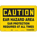 Safety Sign 7 in x 10 in Polyethylene