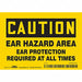 Safety Sign 3.5in x 5in Vinyl