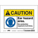 Safety Sign 5 in x 7 in Vinyl