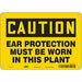 Safety Sign 7 in x 10 in Aluminum