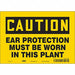 Safety Sign 7 in x 10 in Vinyl