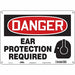Safety Sign 10 inx14 in Polyethylene