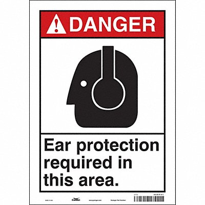 Safety Sign 14 inx10 in Vinyl