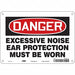 Safety Sign 7 inx10 in Polyethylene