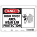 Safety Sign 7 in x 10 in Aluminum