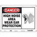 Safety Sign 10 in x 14 in Aluminum