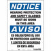 Safety Sign 14 inx10 in Vinyl