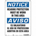 Safety Sign 14 inx10 in Polyethylene