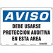 Safety Sign 10 in x 14 in Aluminum